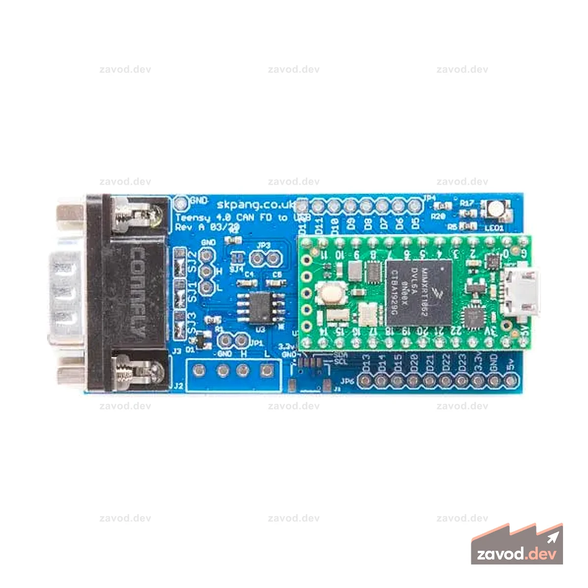 Teensy 4.0 Конвертер CAN FD в USB