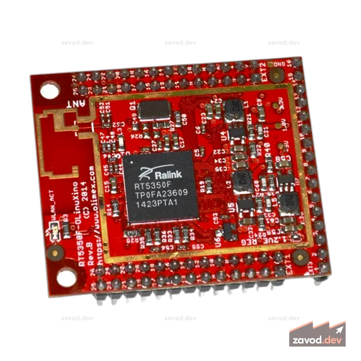 RT5350F-OLinuXino - LINUX SINGLE BOARD COMPUTER WITH RT5350F SOC