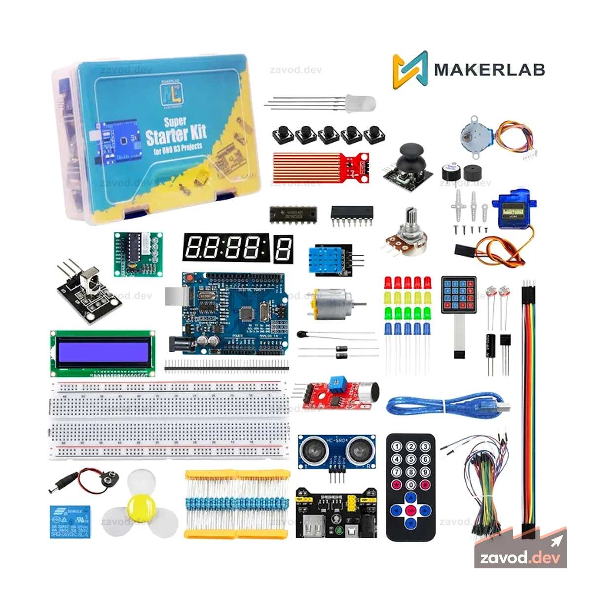 Стартовый комплект Makerlab Super для Uno R3