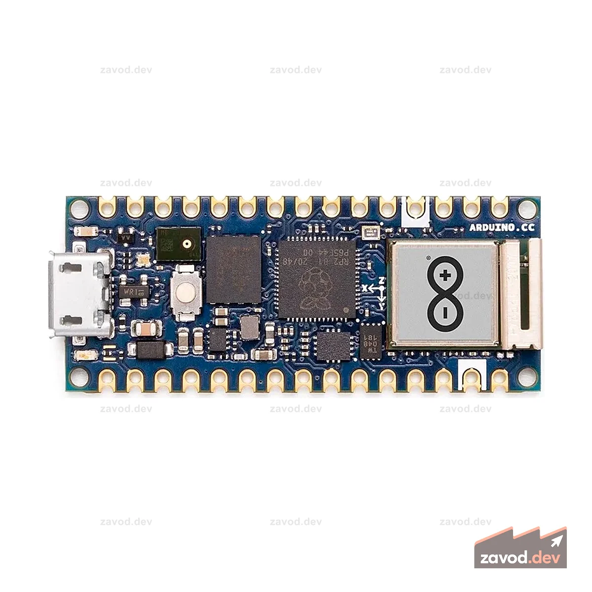 Arduino Nano RP2040 Connect без разъема
