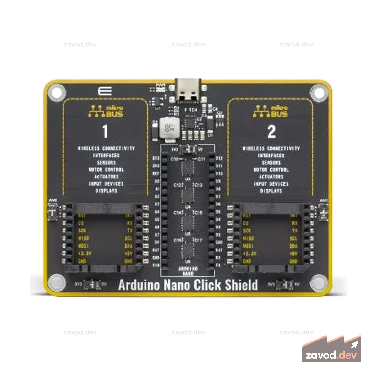 Arduino Nano Click Shield