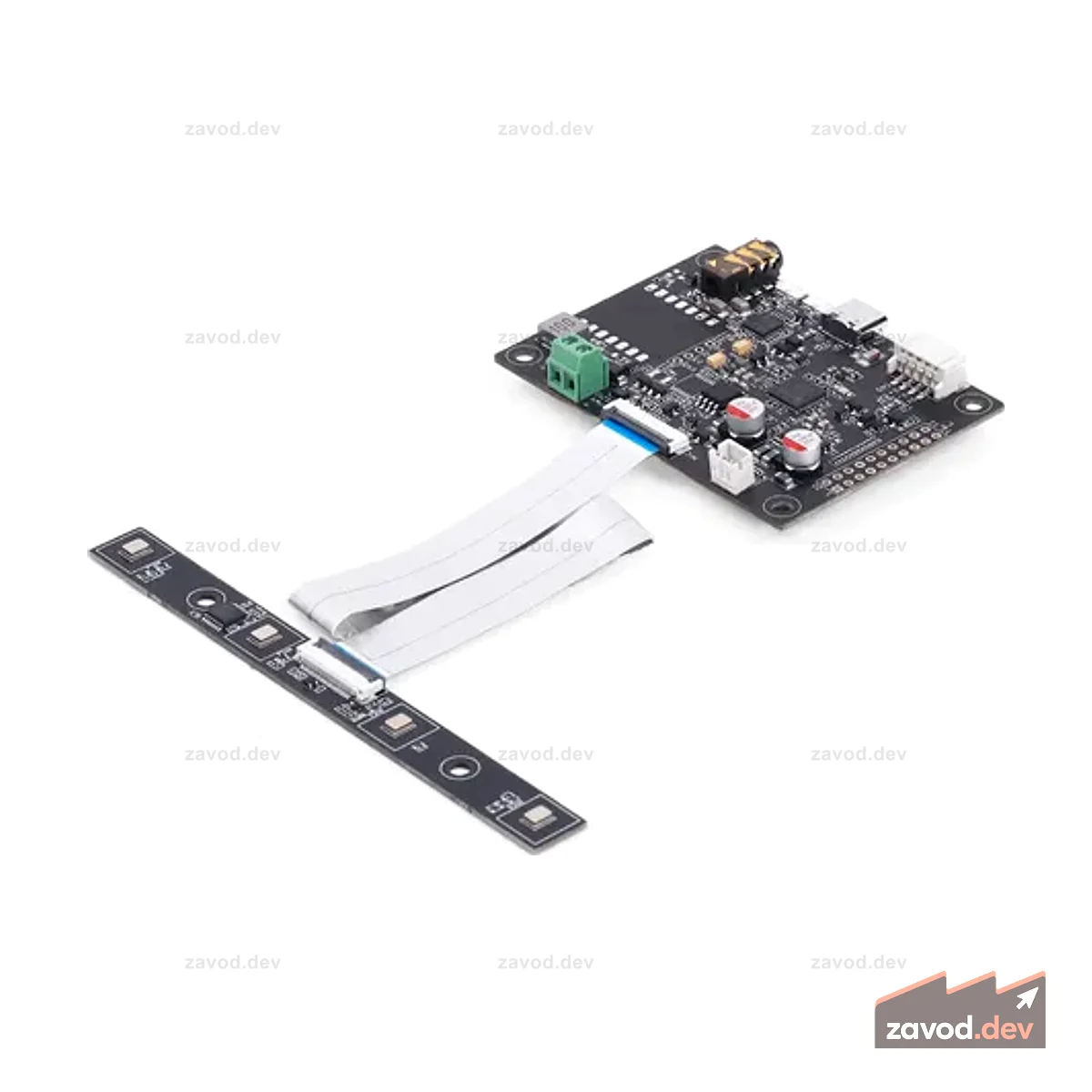 reSpeaker Flex XVF3800 Linear-4 – микрофонная решетка с искусственным интеллектом для робототехники и встраиваемых приложений