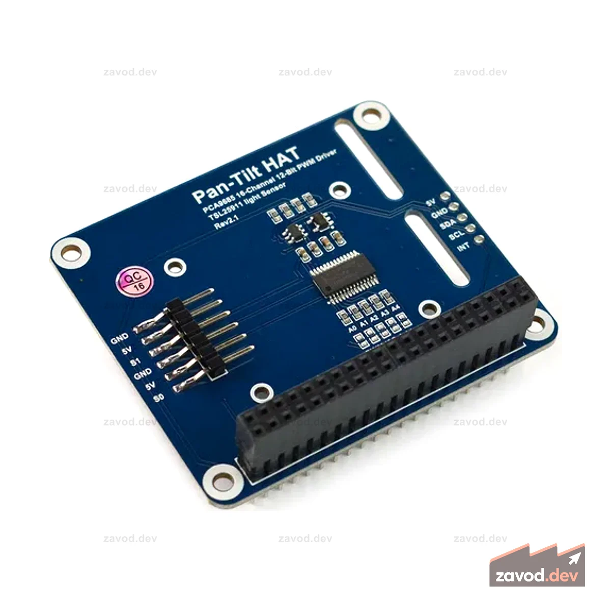 Pan-Tilt HAT for Raspberry Pi and NVIDIA Jetson Nano