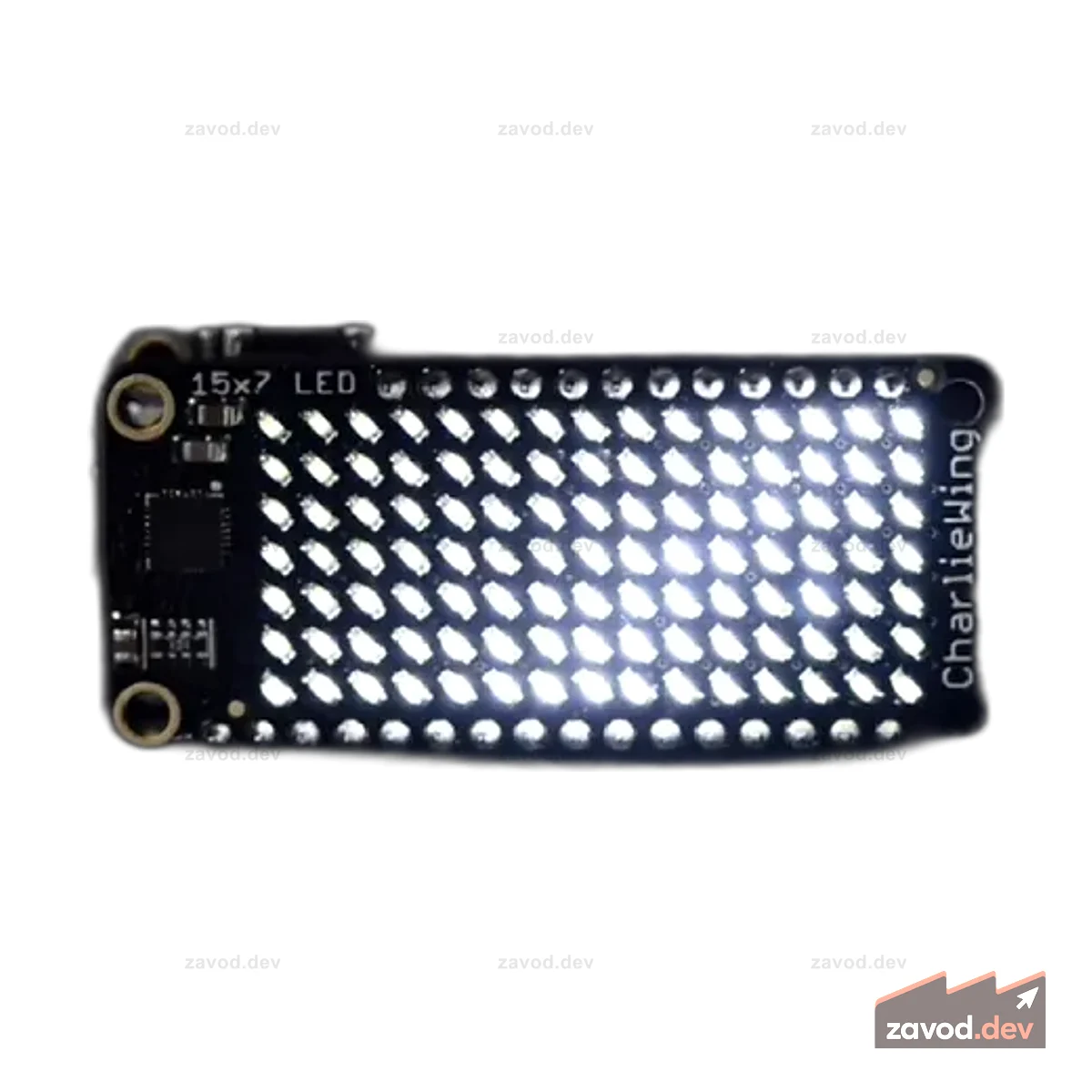 Adafruit 15x7 CharliePlex Светодиодный матричный дисплей FeatherWing - Белый
