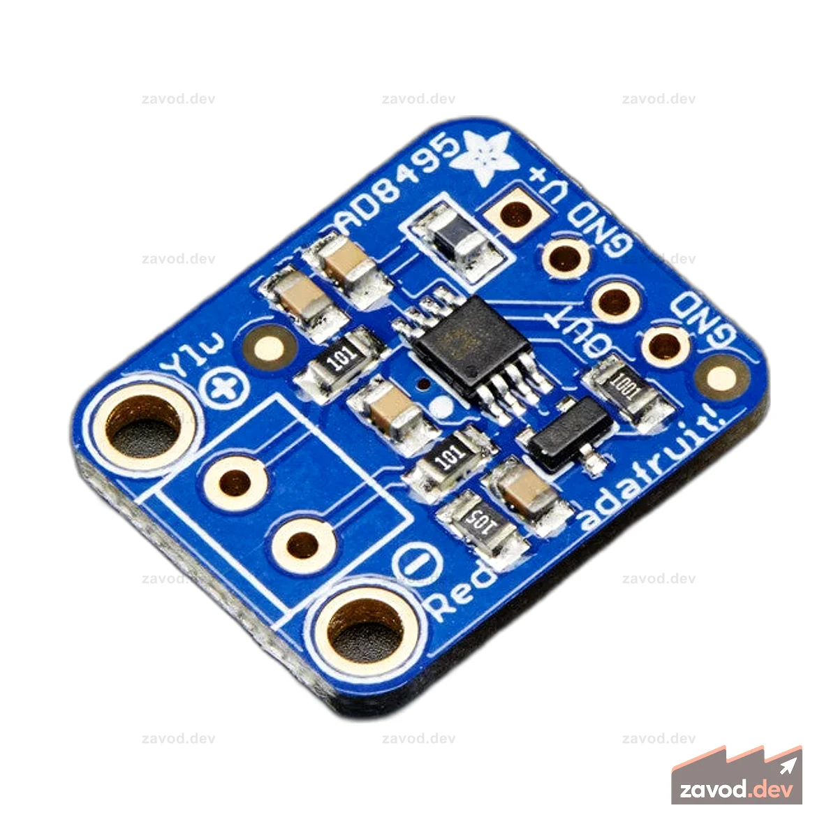 Adafruit Усилитель термопары K-типа с аналоговым выходом — микросхема AD8495