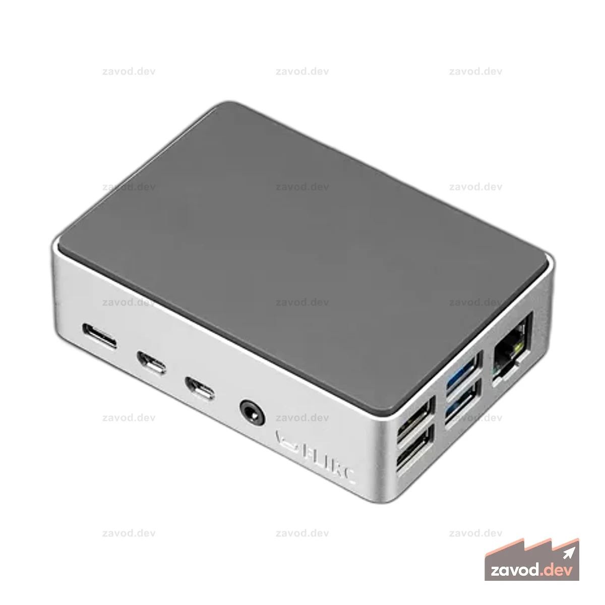 Алюминиевый корпус Flirc для Raspberry Pi 4