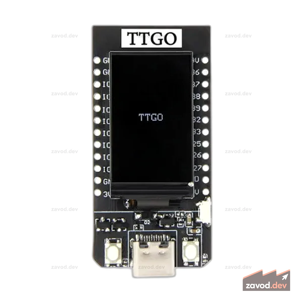 Непаянный TTGO T-Display ESP32 WiFi Bluetooth Модуль Плата разработки 1,14-дюймовый ЖК-дисплей Плата управления 4 МБ Чип CP2104