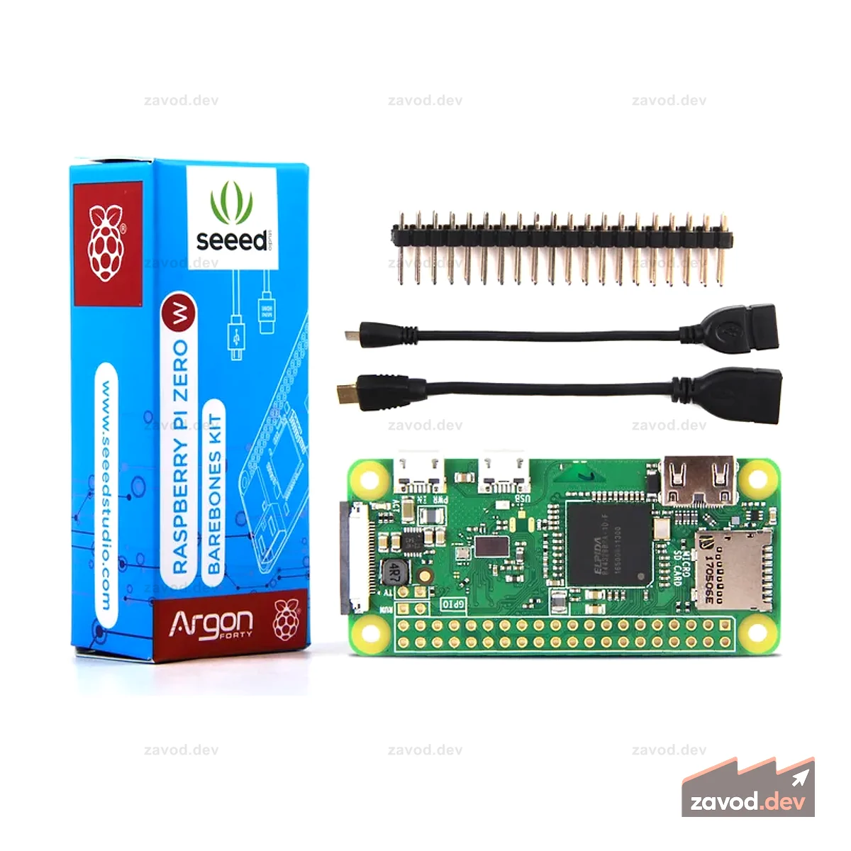 Комплект Seeedstudio Raspberry Pi Zero W Barebones
