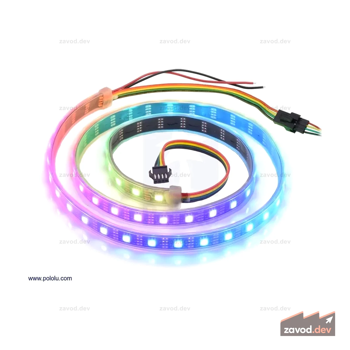 Адресная RGB 60-светодиодная Лента, 5В, 1м (SK9822)