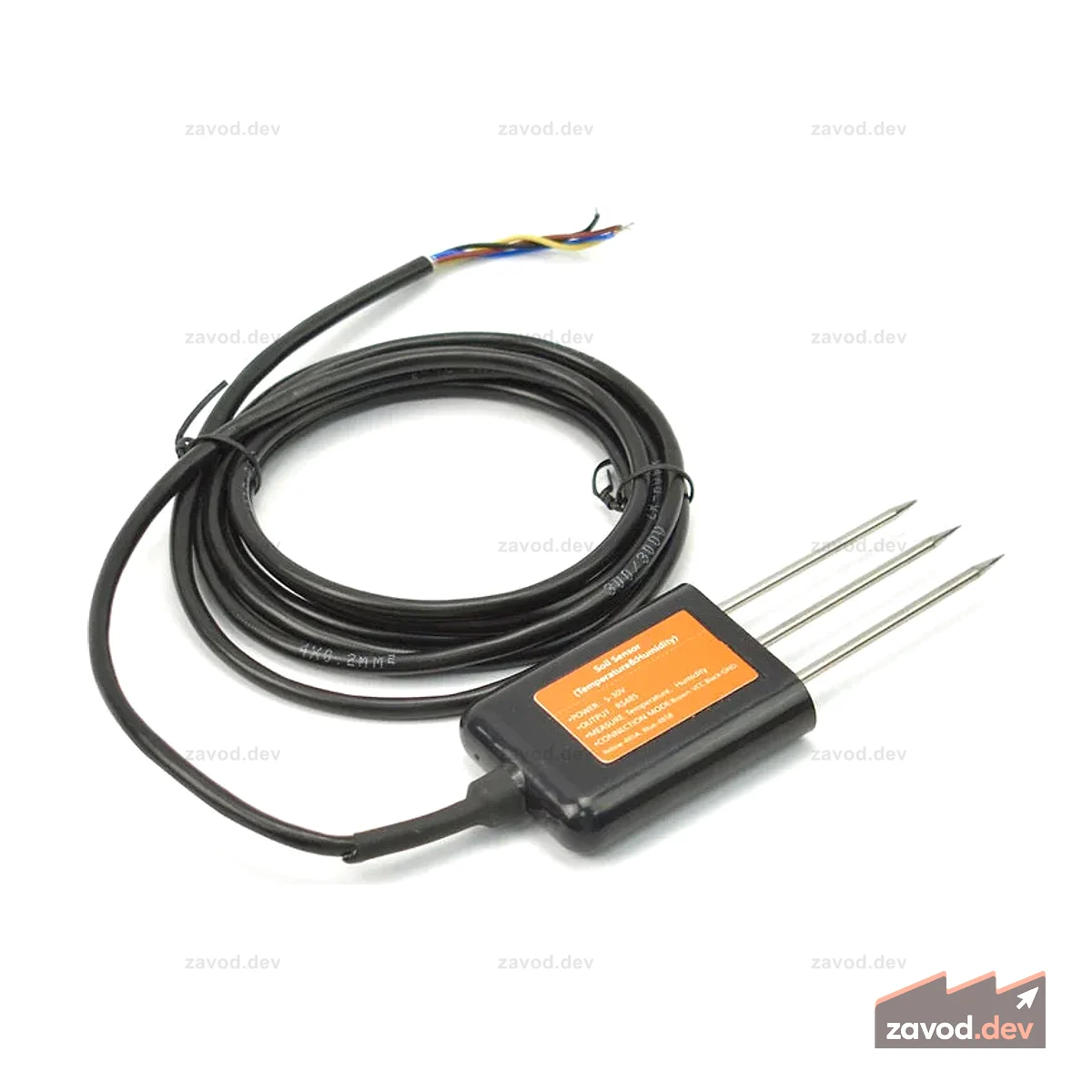 RS485 MODBUS-RTU Датчик температуры и влажности почвы для системы автоматического полива (IP68, совместимость с Arduino)