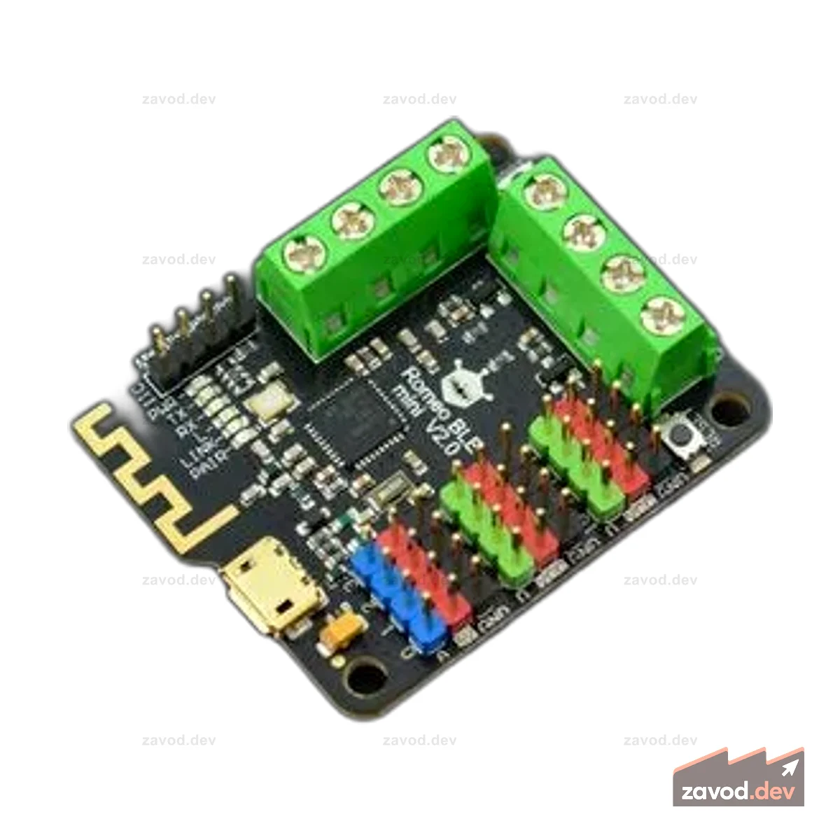 Romeo BLE mini - Маленькая плата управления роботом Arduino с Bluetooth 4.0