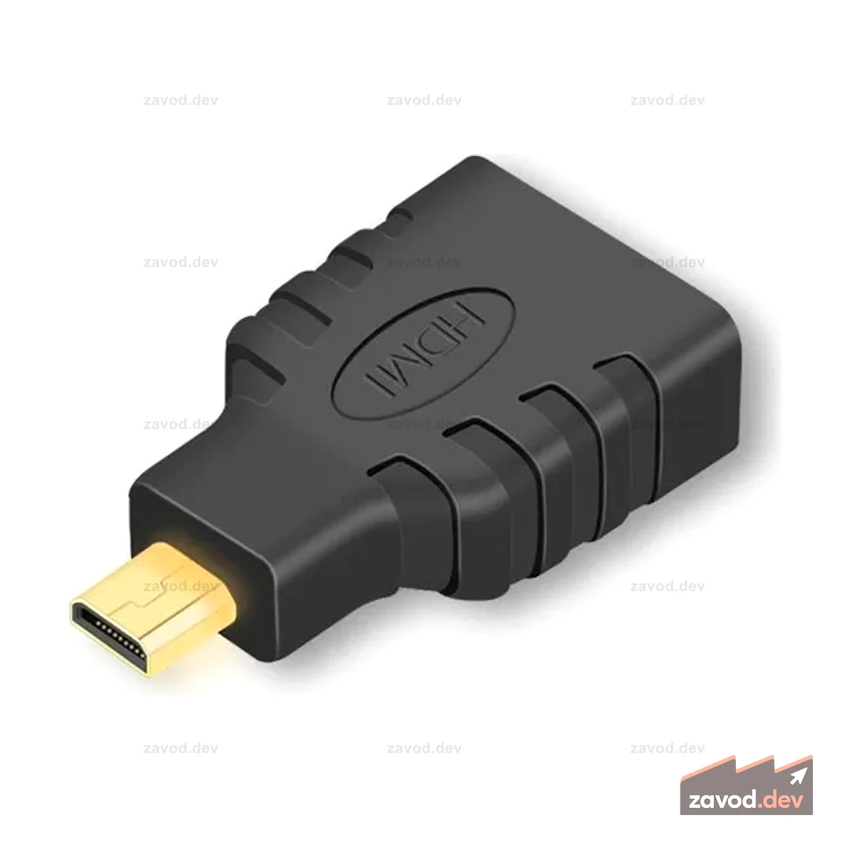 Адаптер Micro-HDMI на стандартный HDMI для Raspberry Pi 4