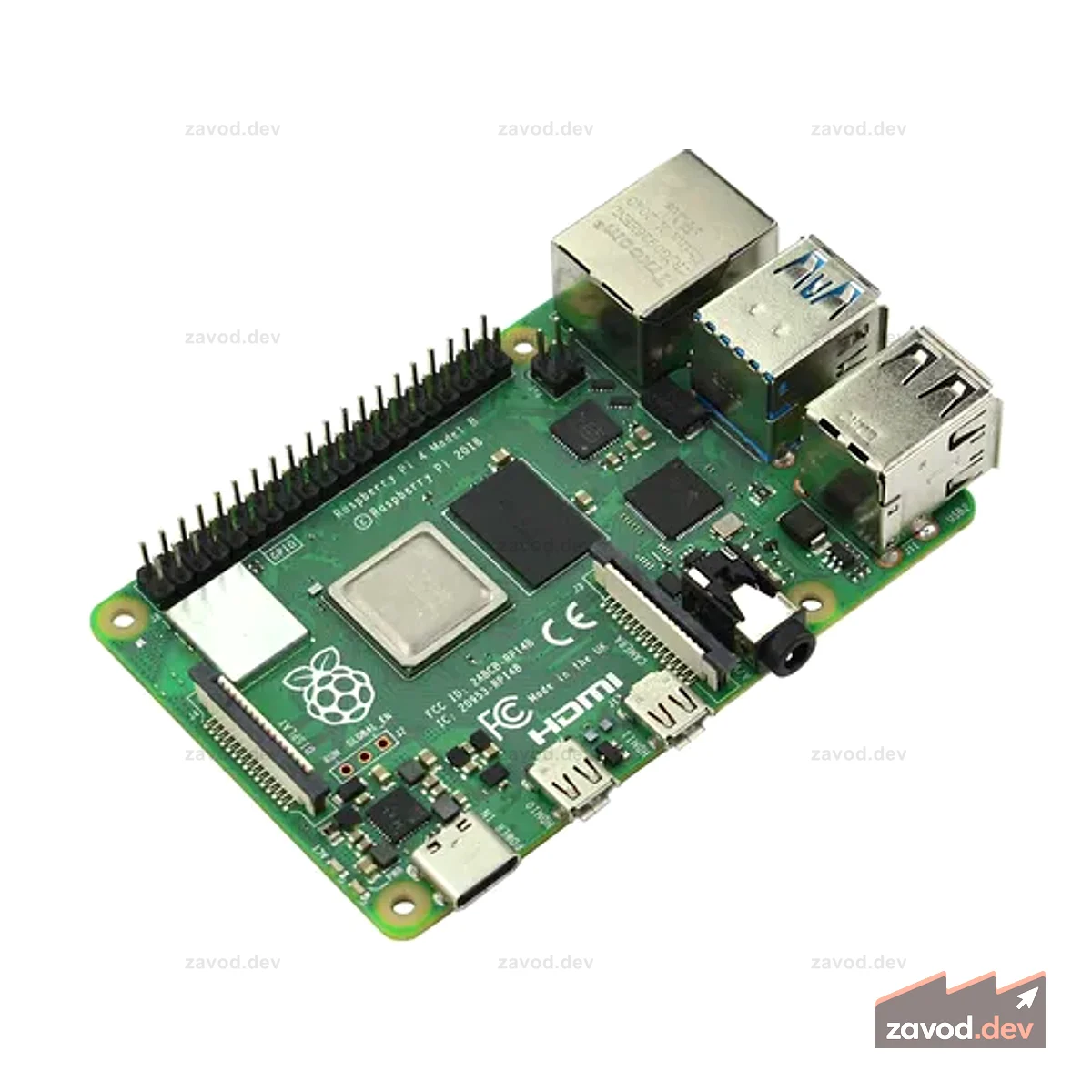 Raspberry Pi 4 Model B — 8 ГБ (версия OKDO) (Снято с производства)
