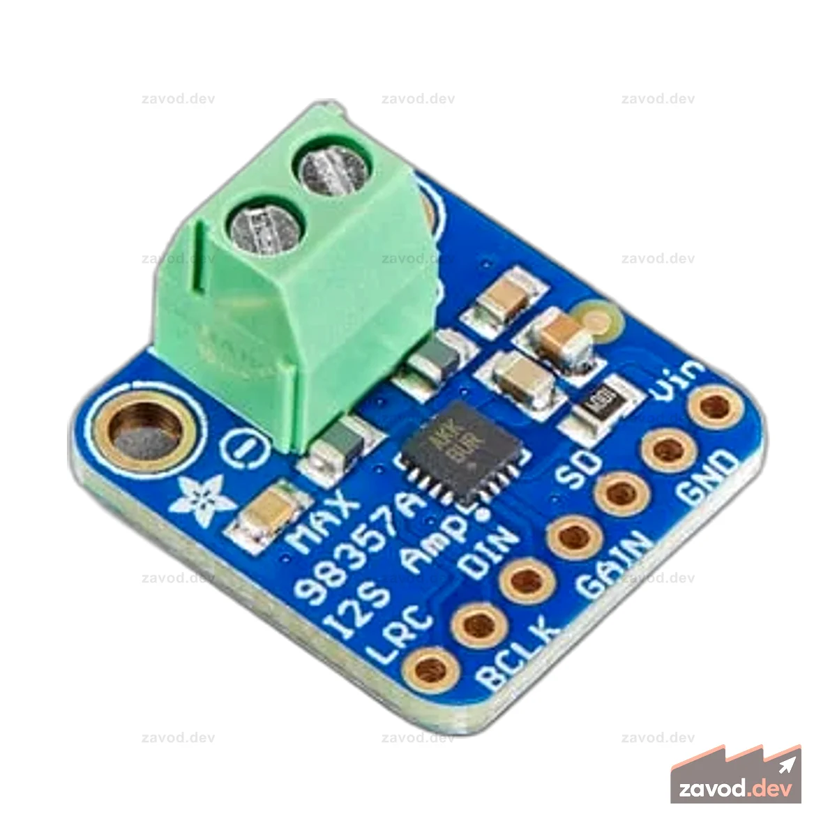 Усилитель Adafruit I2S 3 Вт класса D — MAX98357A