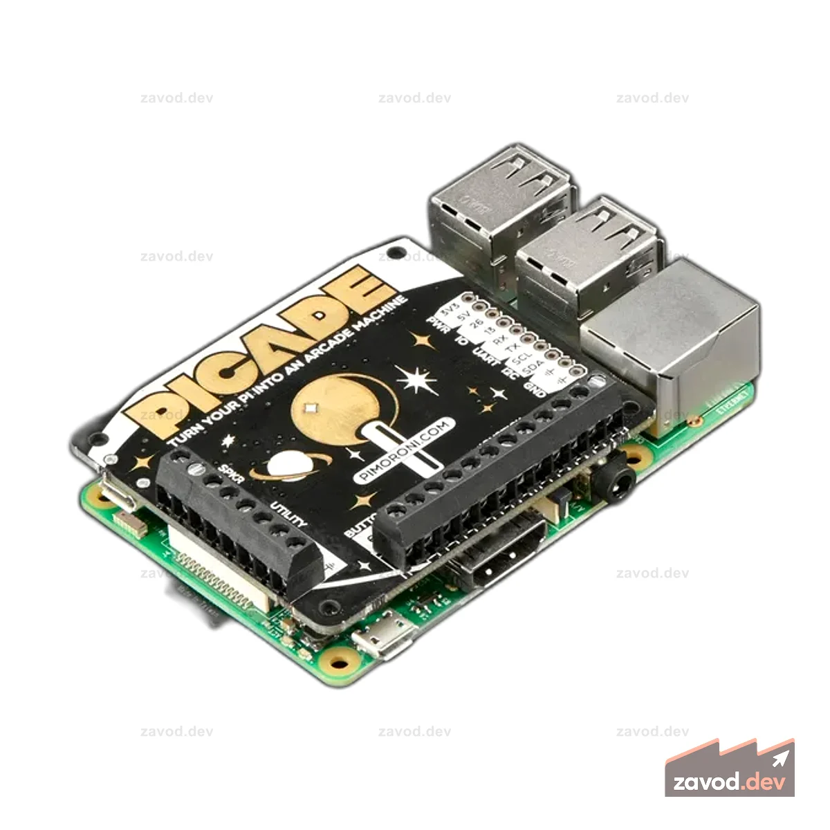 ШЛЯПА Pimoroni Picade для Raspberry Pi
