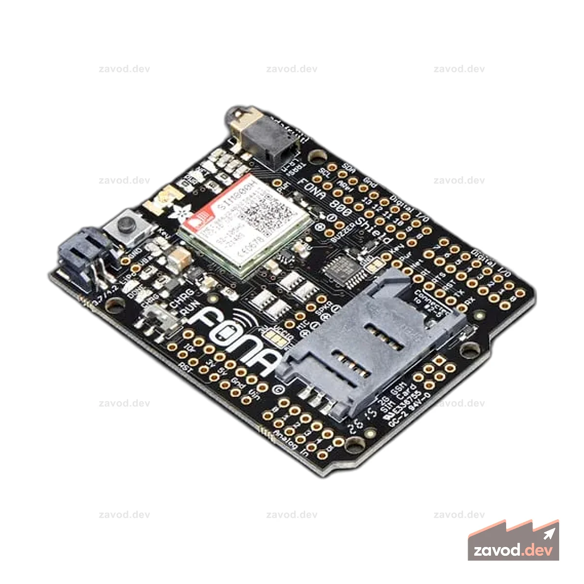 Adafruit FONA 800 Shield - сотовая связь GSM для голоса/данных для Arduino