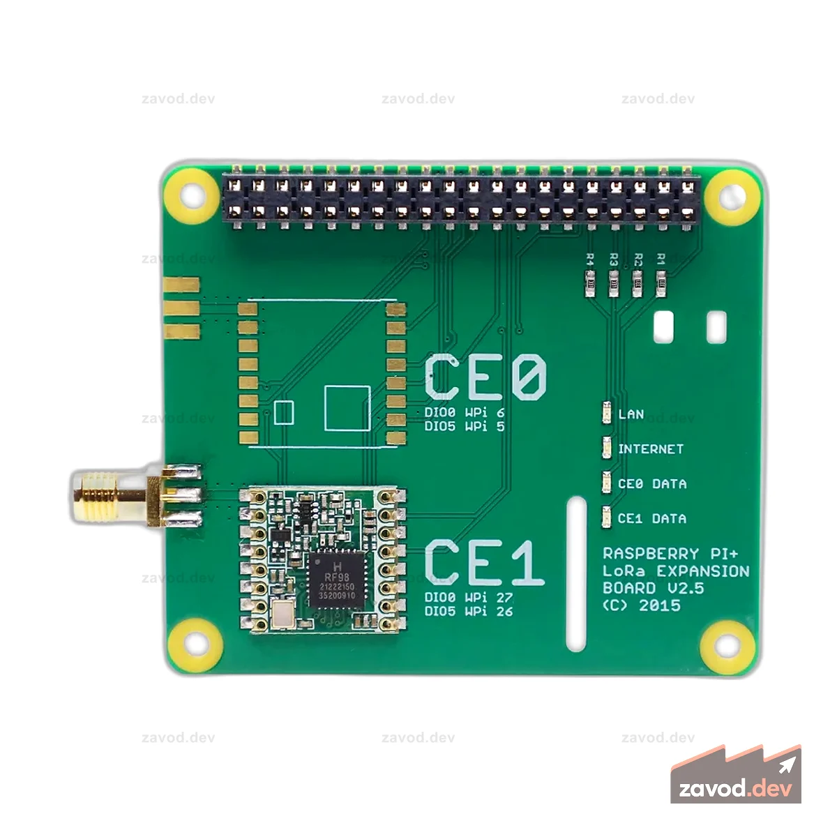 Плата расширения LoRa для Raspberry Pi