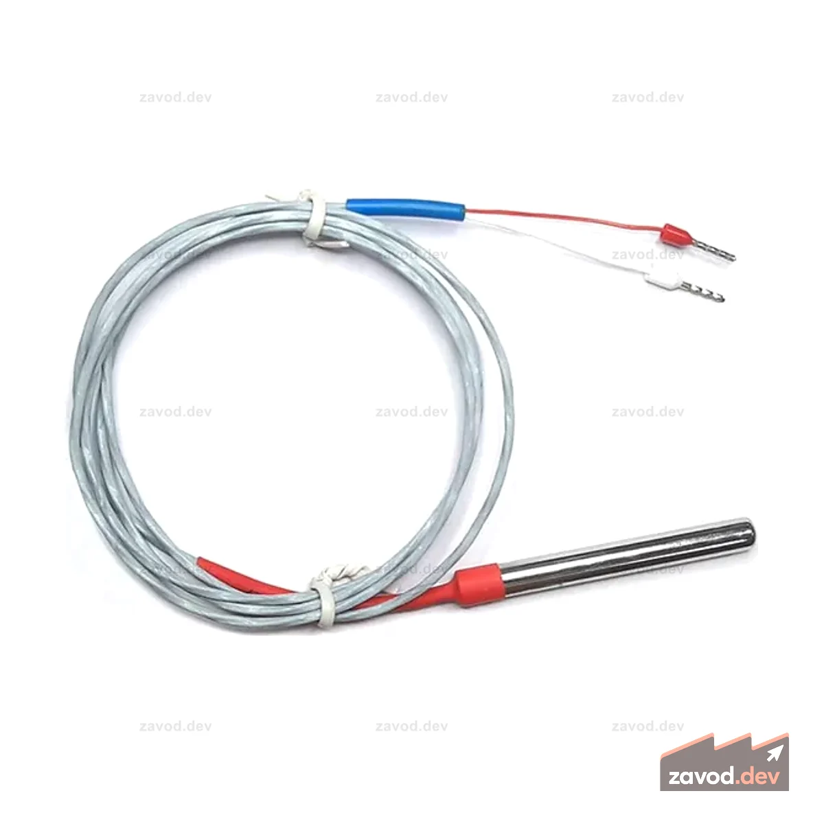 7SEMI PT100 Датчик температуры RTD, 2-проводной, 1 м, -70 ~ 300C