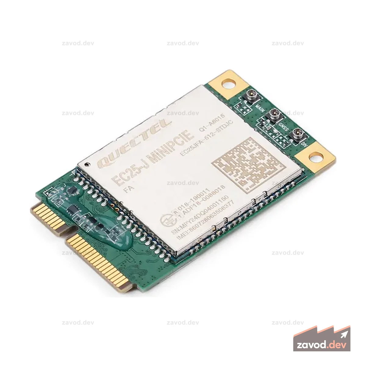 LTE Cat 4 EC25-JFA-mini-PCIe — связь 2G/3G/4G, встроенная поддержка нескольких GNSS, операторы Японии