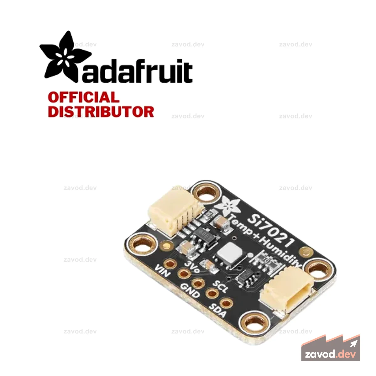Adafruit Si7021 Коммутационная плата датчика температуры и влажности - STEMMA QT