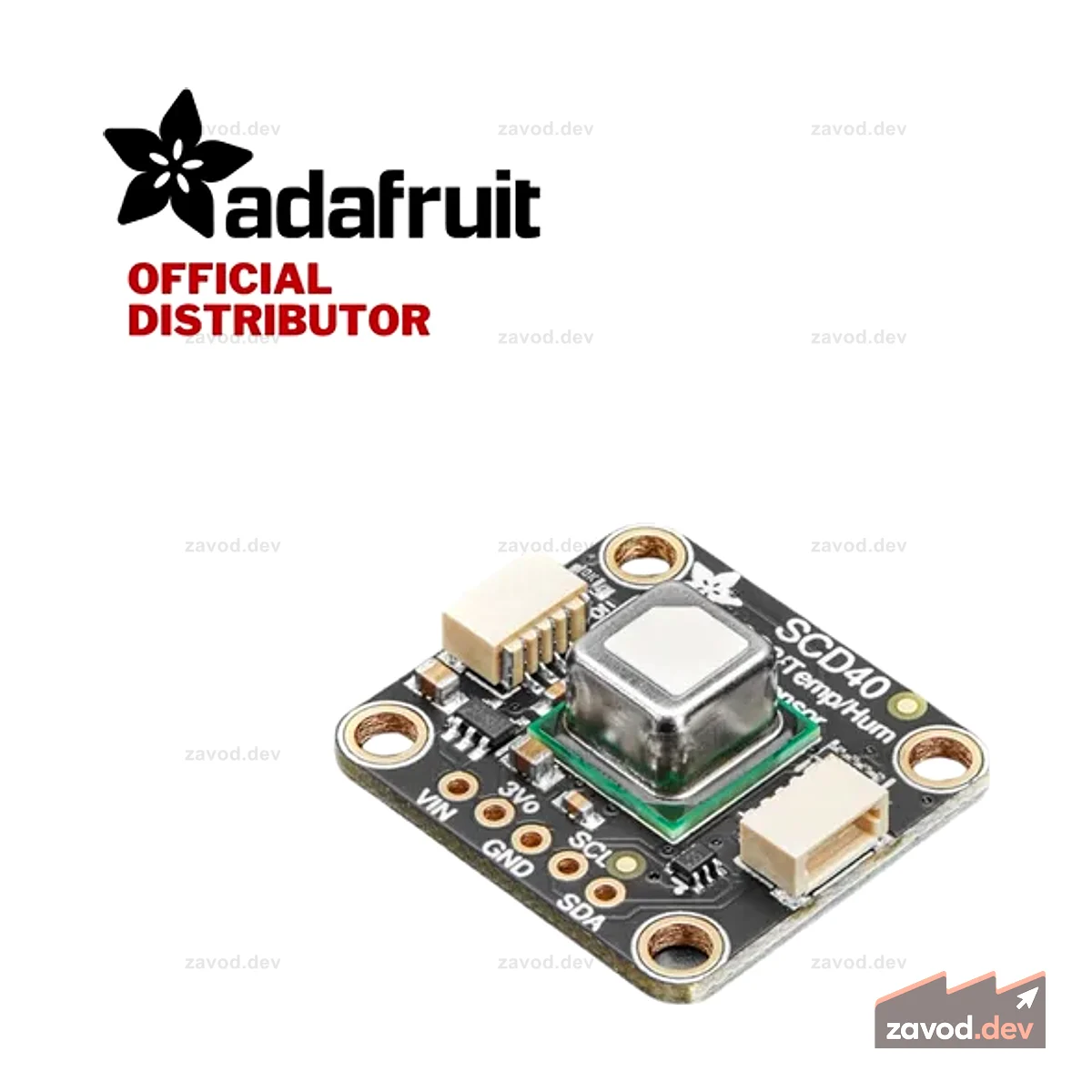 Adafruit SCD-40 - Датчик истинного CO2, температуры и влажности - STEMMA QT / Qwiic