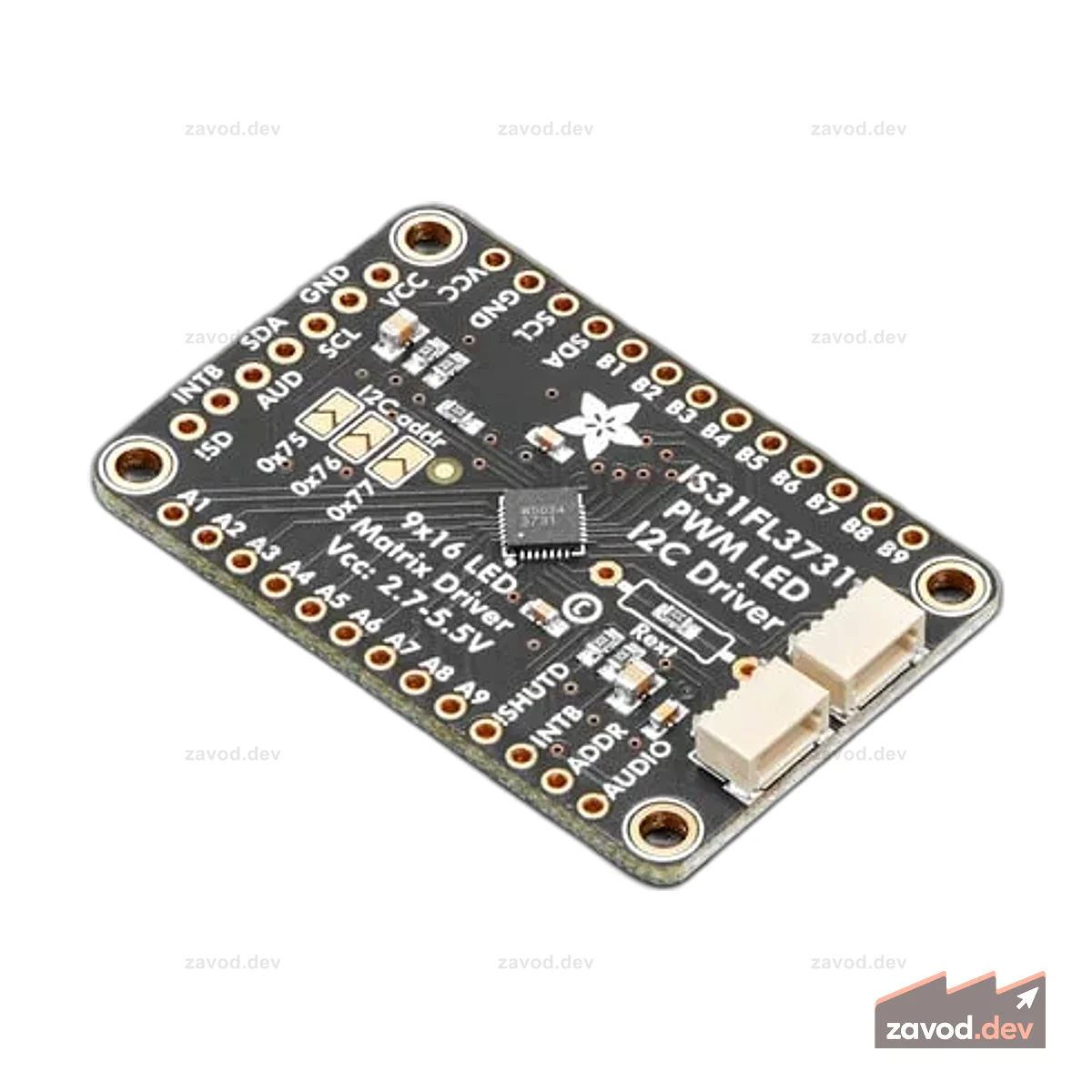 Adafruit 16x9 Charlieplexed ШИМ-драйвер светодиодной матрицы - IS31FL3731