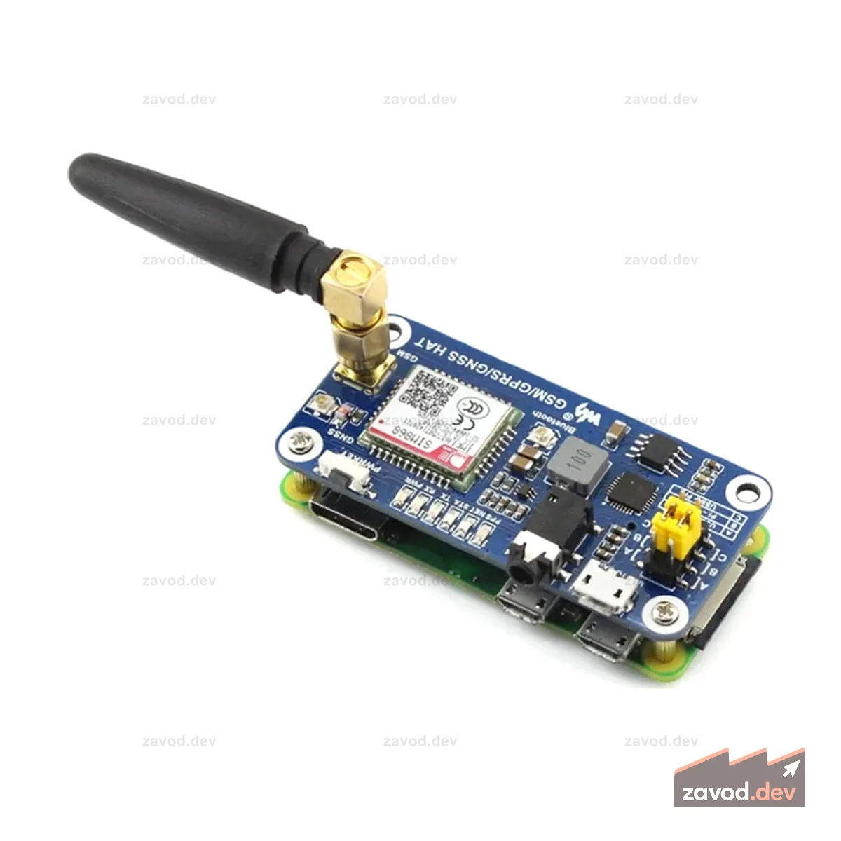 SIM868 GSM GPRS GNSS Bluetooth 3.0 ШЛЯПА для Raspberry