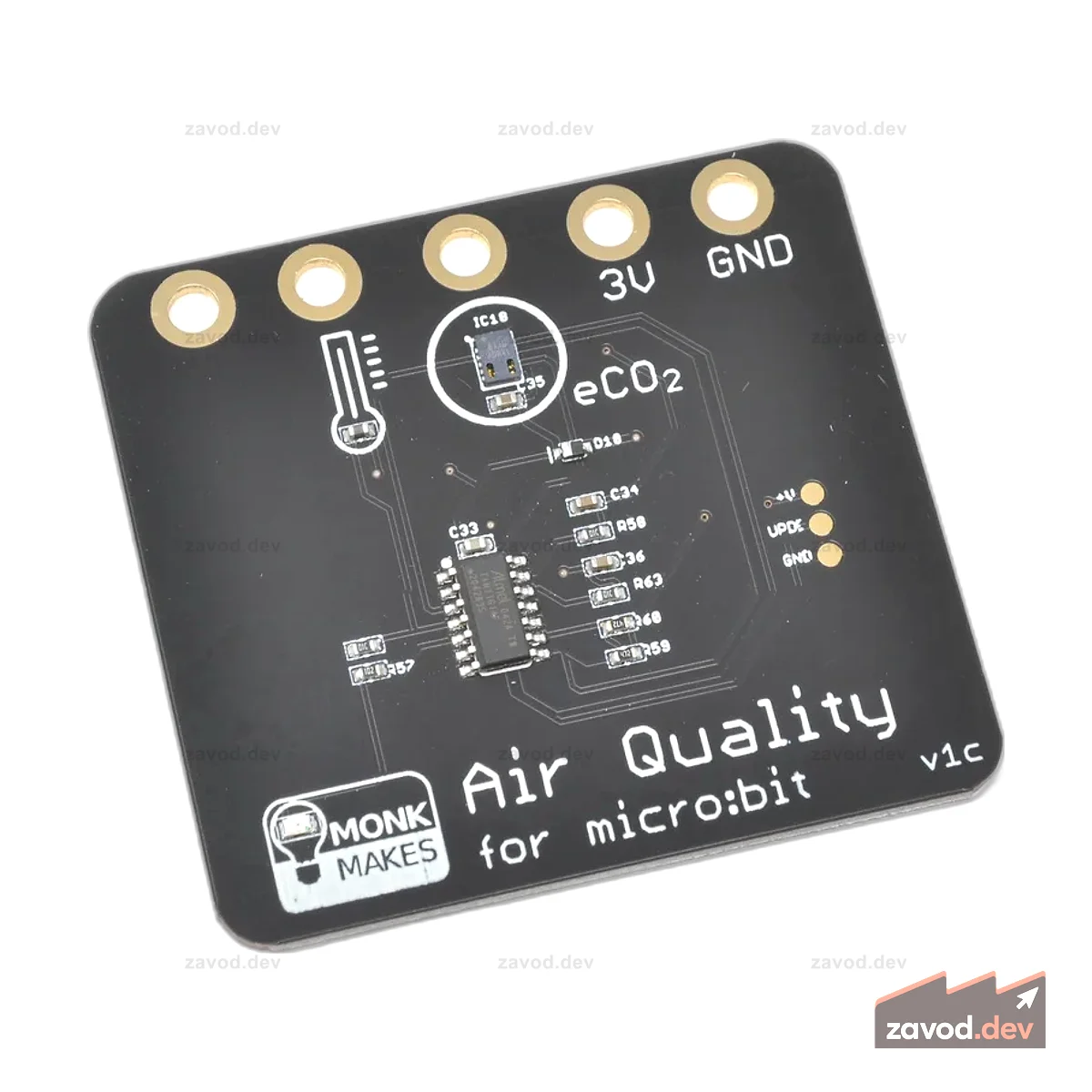 Комплект для контроля качества воздуха для micro:bit
