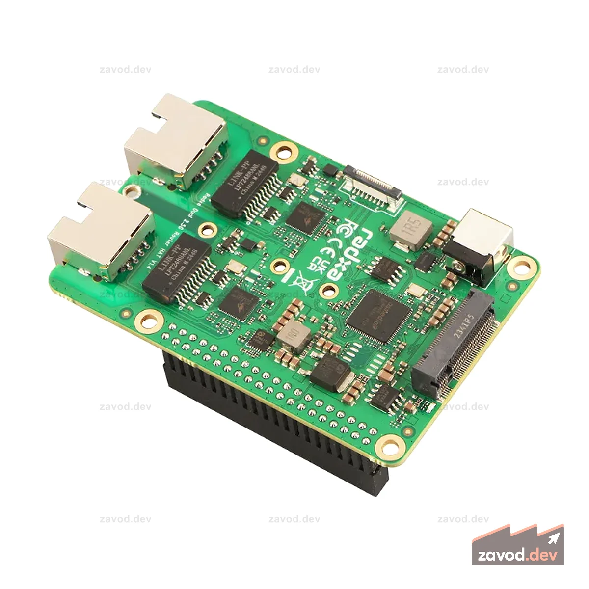 Шляпа маршрутизатора RADXA Dual 2.5G