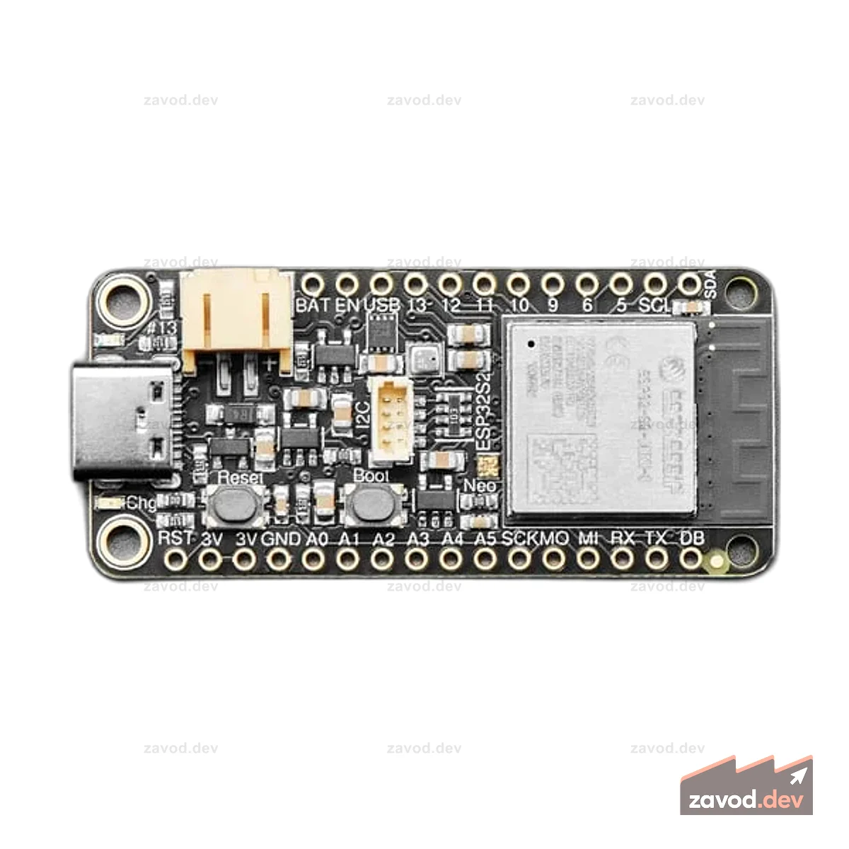 Adafruit ESP32-S2 Feather с датчиком BME280 - STEMMA QT