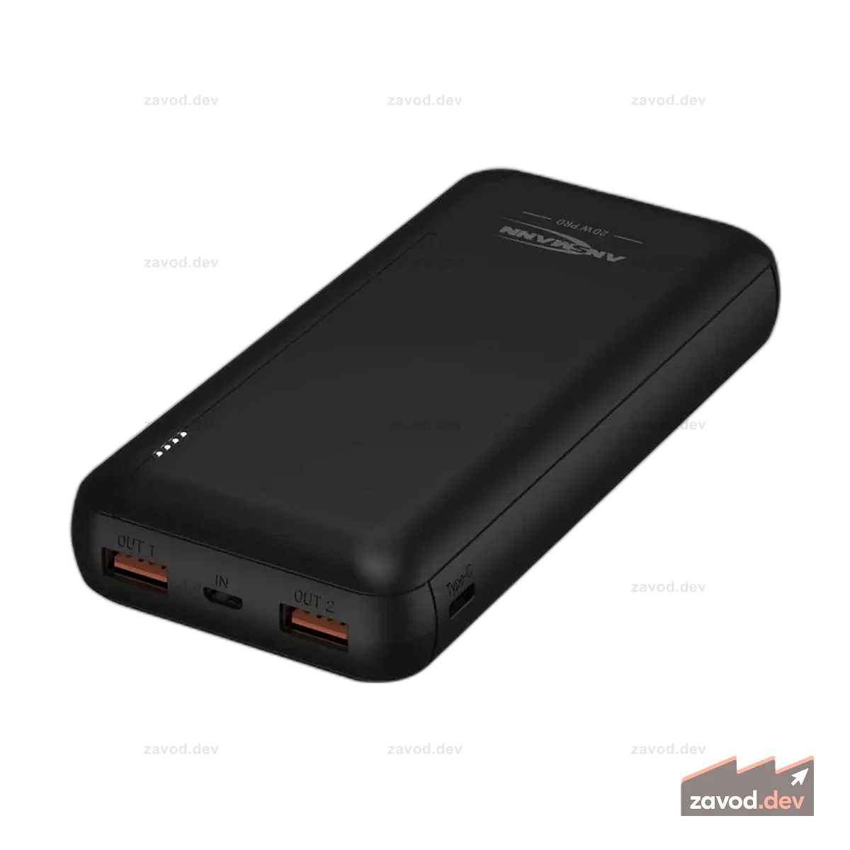 ANSMANN PB320PD Power Bank 20 000 мАч, 20 Вт, PD