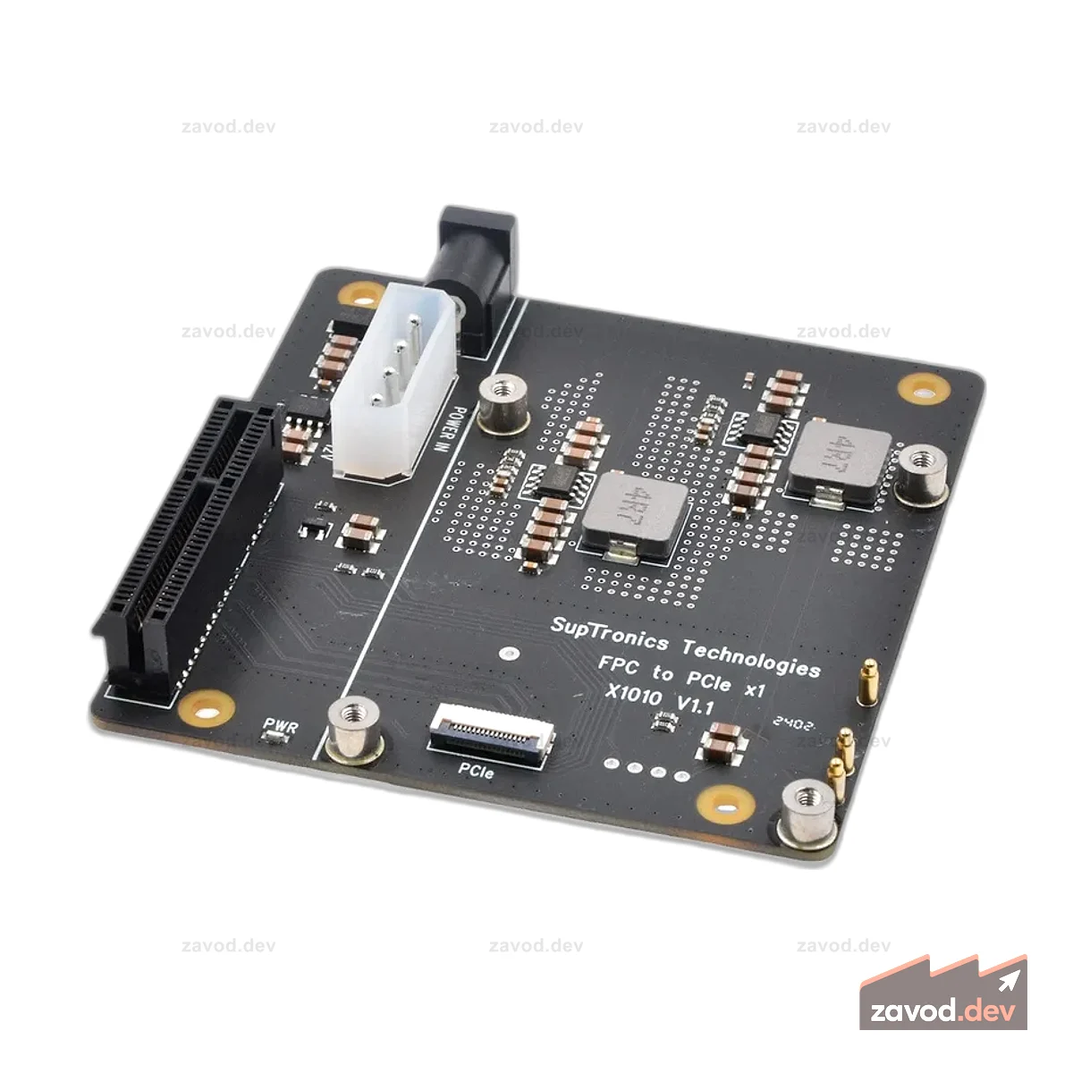 Дополнение SupTronics X1010 PCIe x4 для Raspberry Pi 5