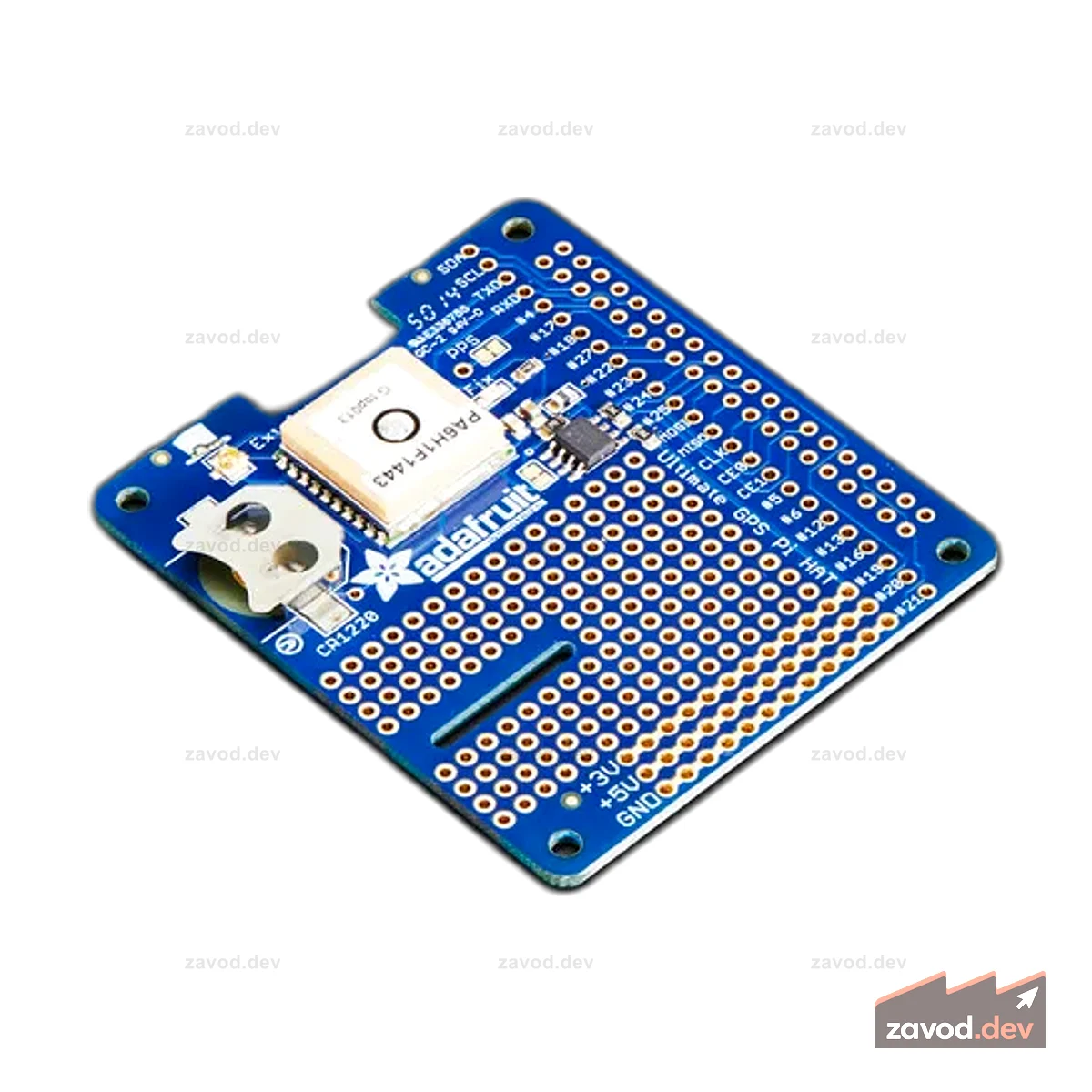 Adafruit Ultimate GPS HAT для Raspberry Pi A+/B+/Pi 2 — мини-набор