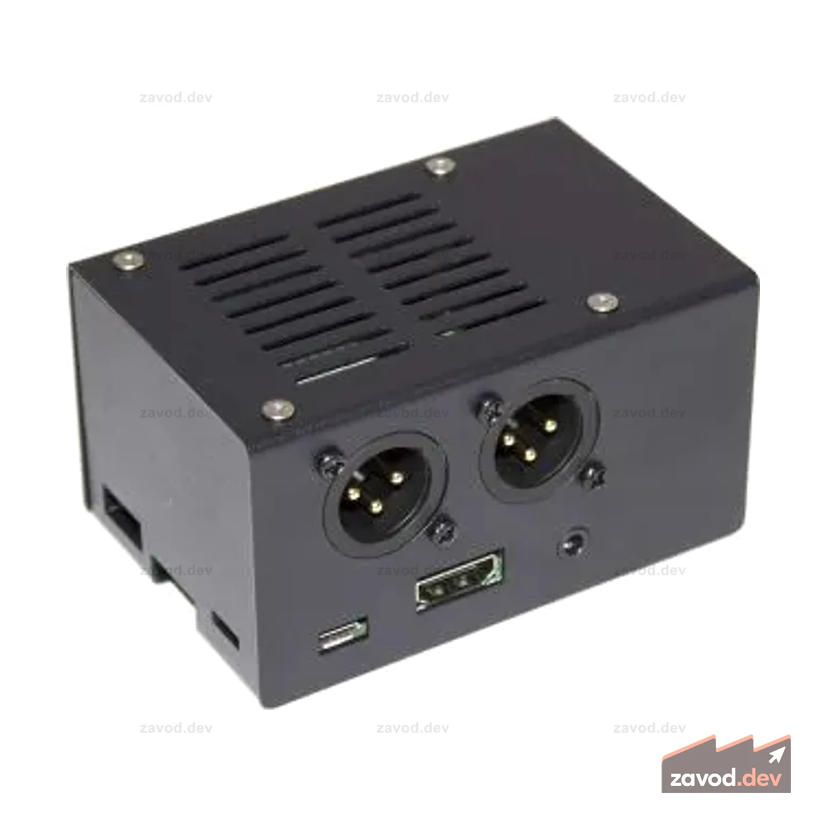 Стальной корпус для HiFiberry DAC+ XLR, черный