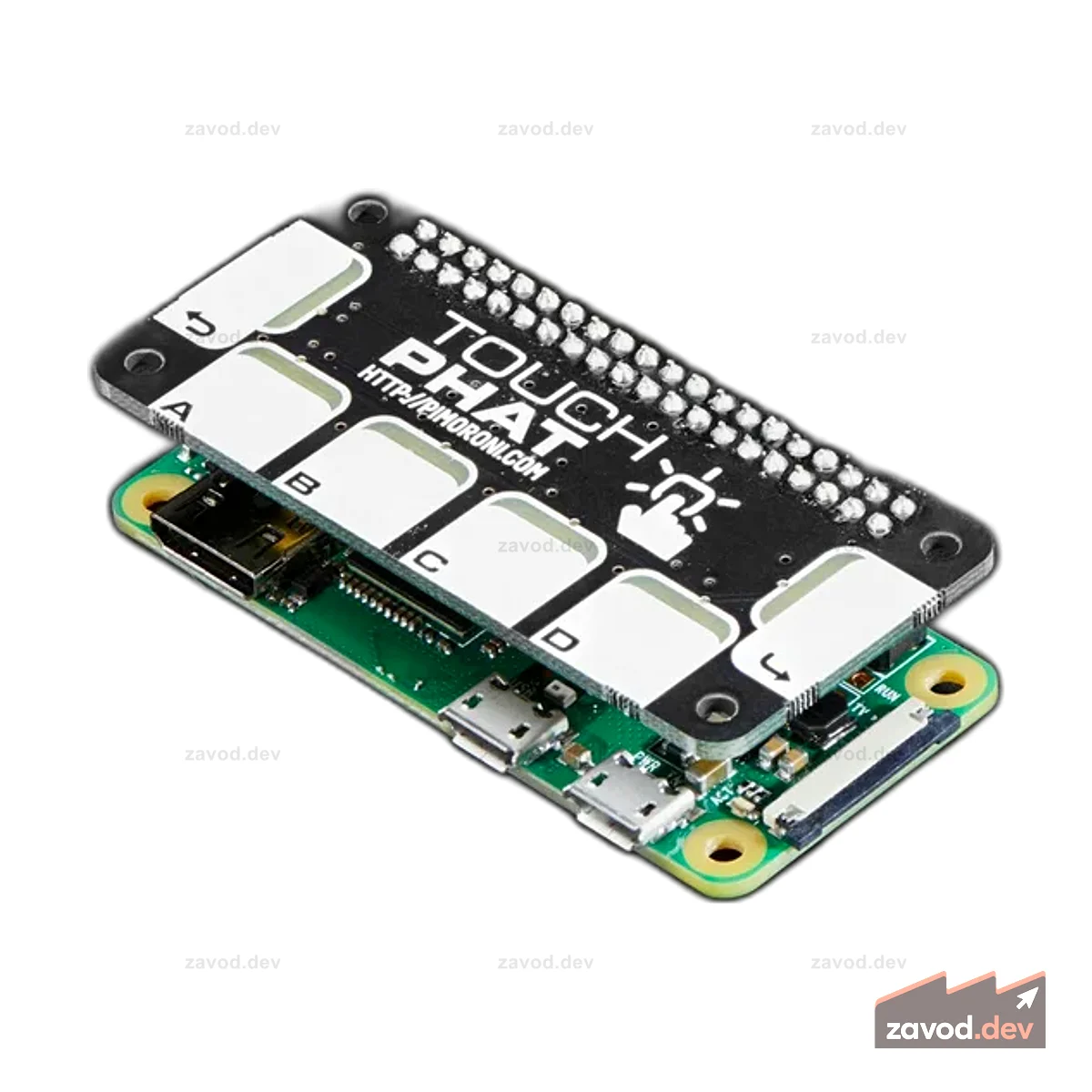 Pimoroni Touch pHAT для Raspberry Pi Zero