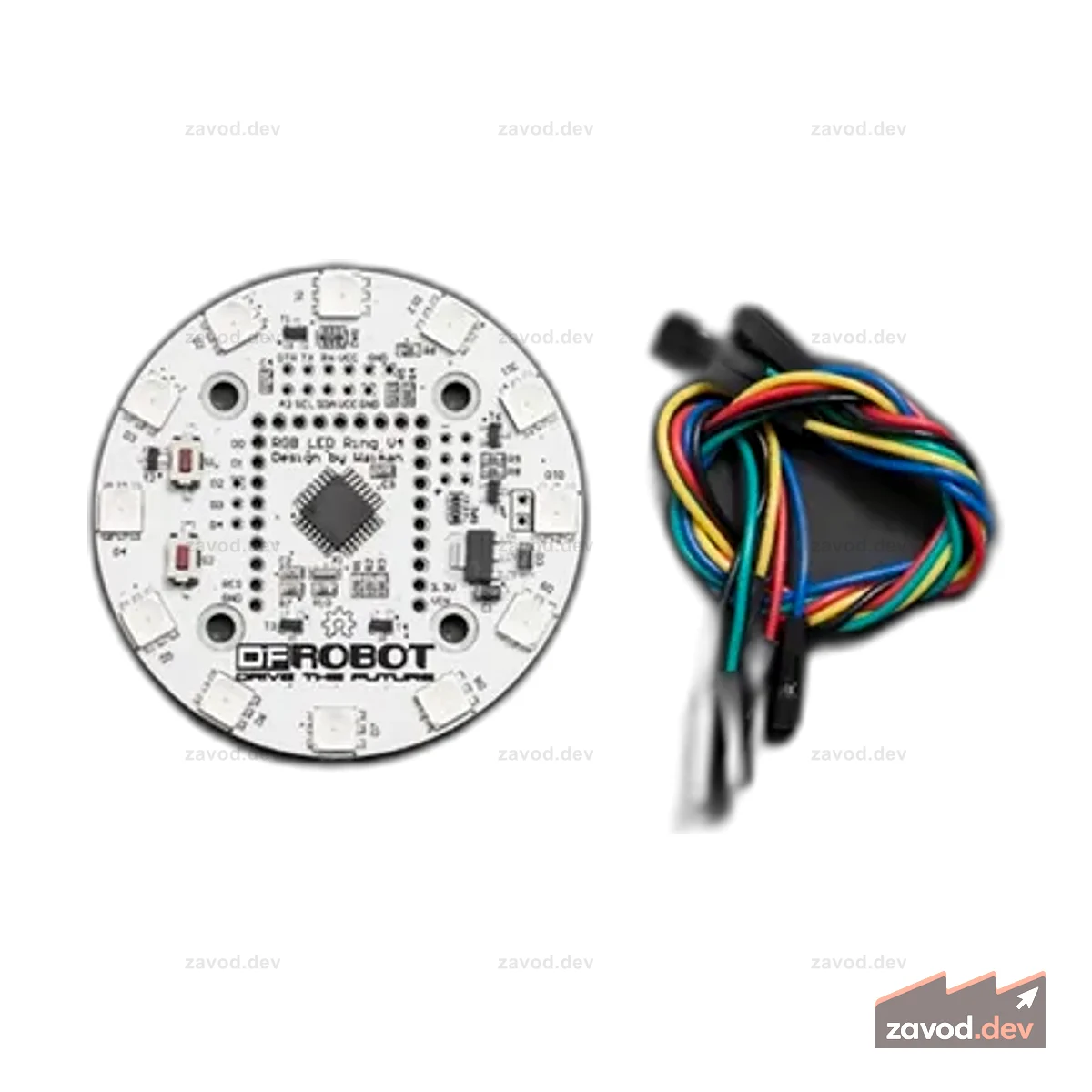 Радужное светодиодное кольцо V3 (совместимо с Arduino)