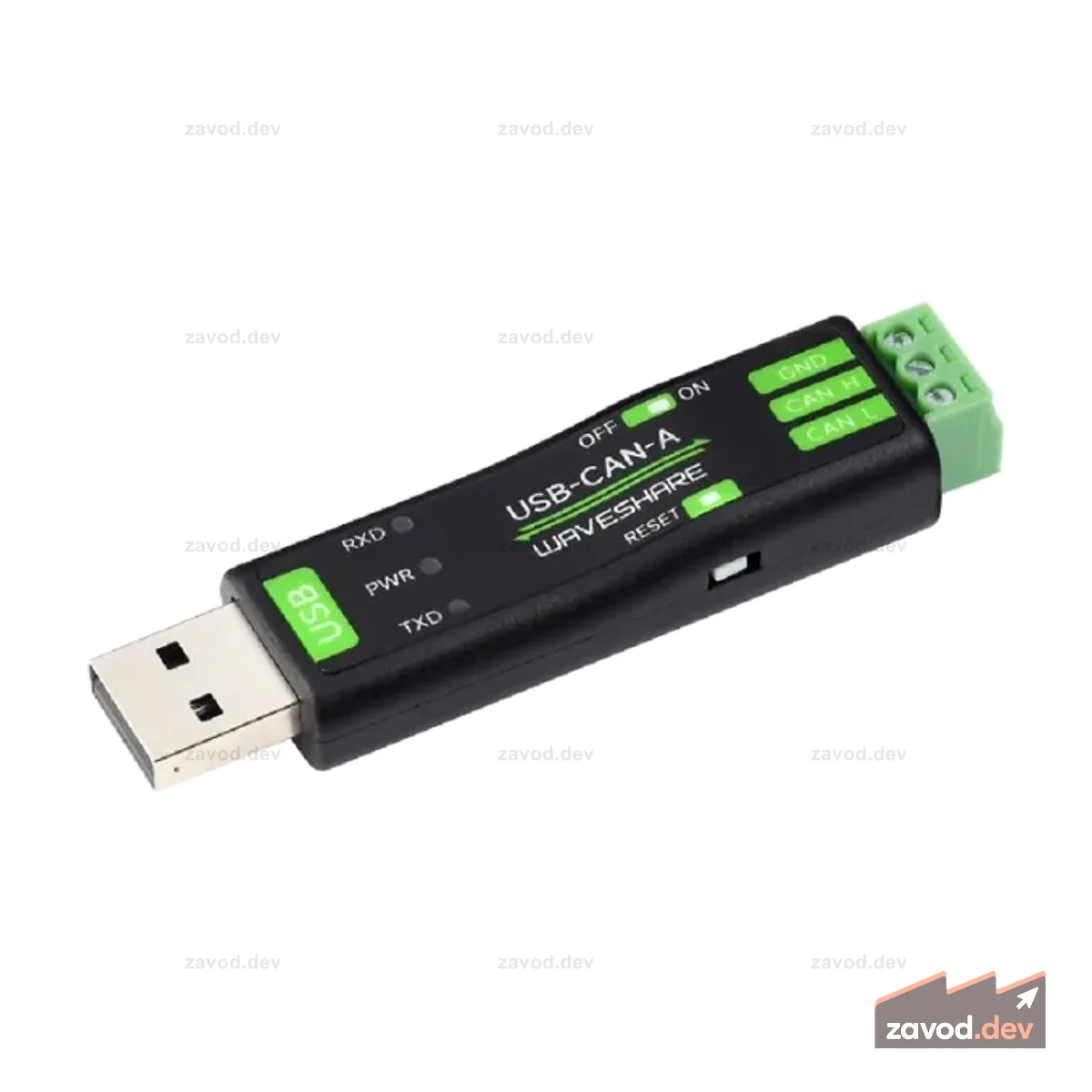 Адаптер Waveshare USB-CAN-A с чипом STM32