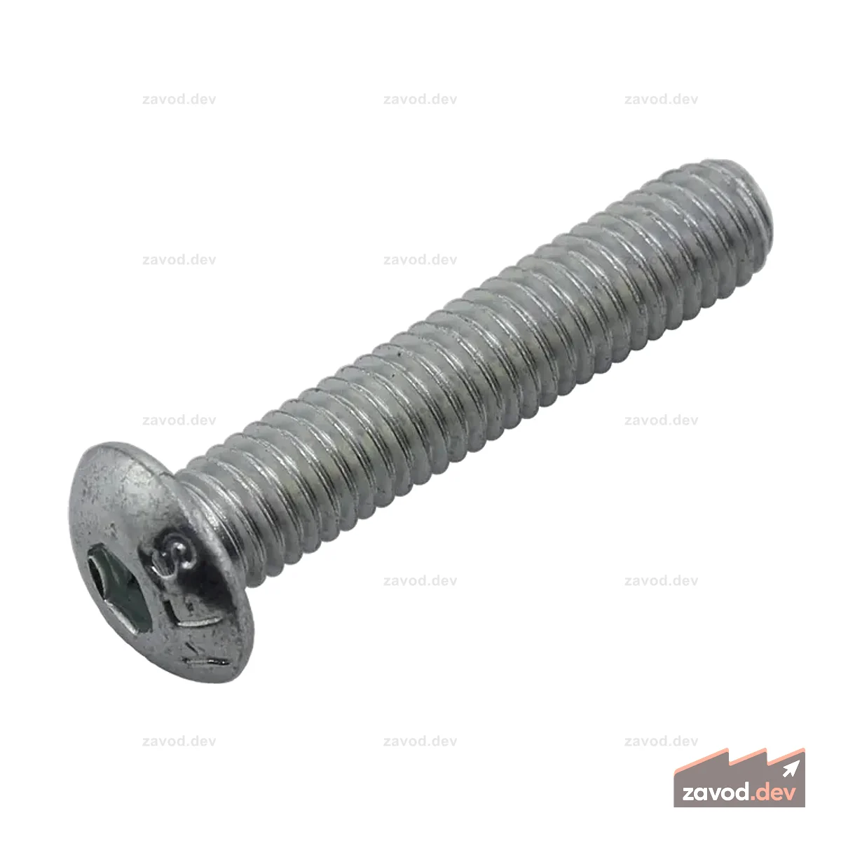 Винт с полукруглой головкой 10-32 x 1 дюйм