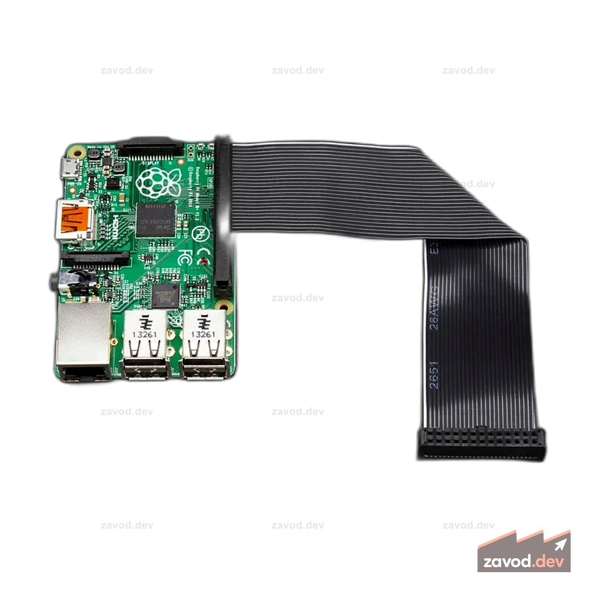 Ленточный кабель GPIO для понижения версии для Raspberry Pi A+/B+ с 40p до 26p