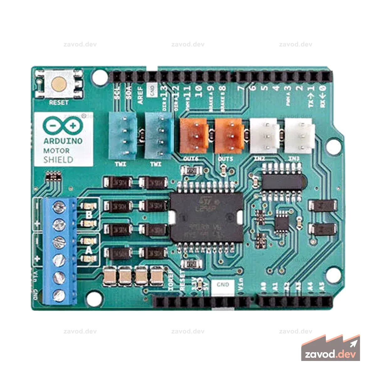 Моторный щит Arduino, версия 3