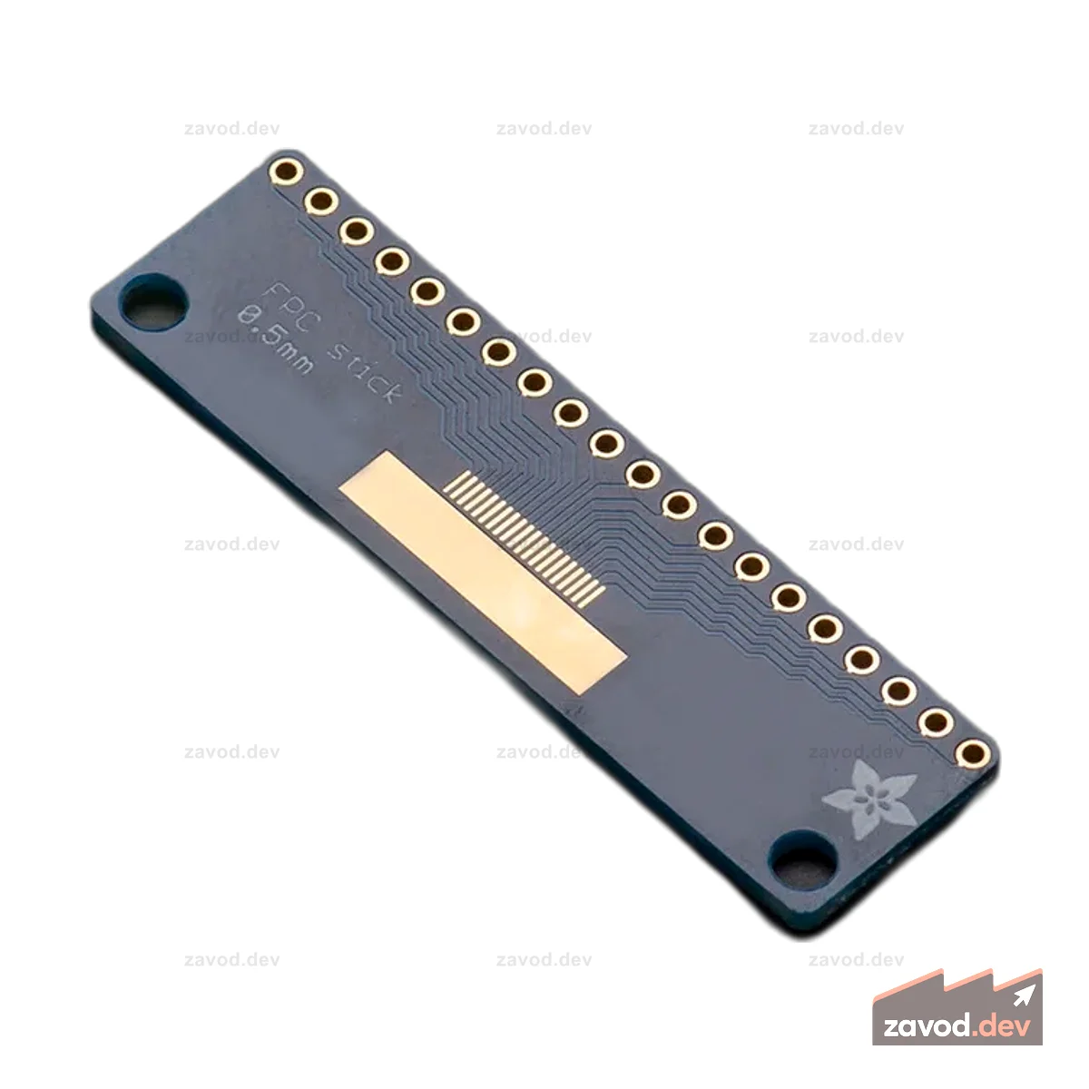 Adafruit FPC Stick — 20-контактный адаптер с шагом 0,5 мм/1,0 мм