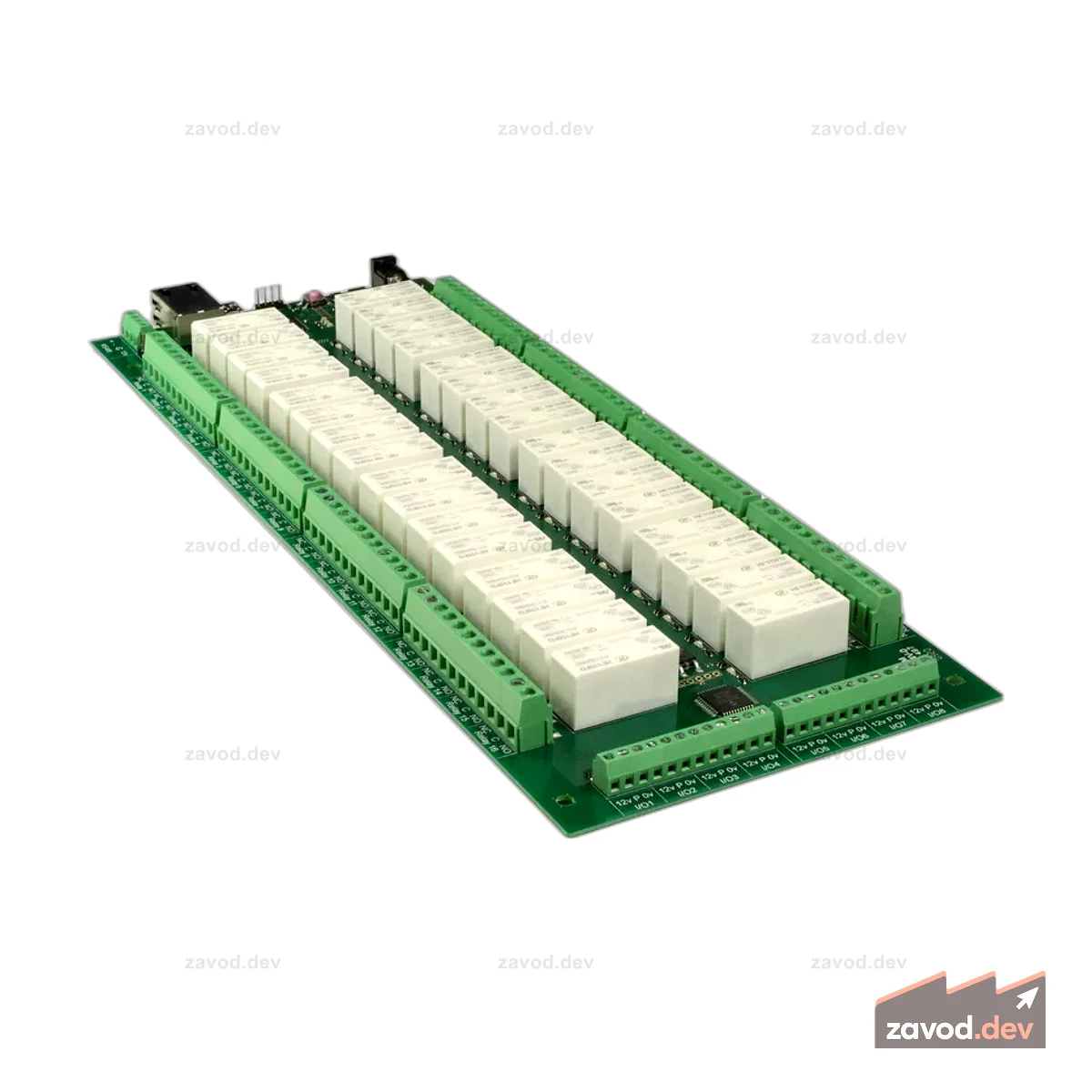 dS2832 - Ethernet-реле 32 x 16 А + 32 демпфера