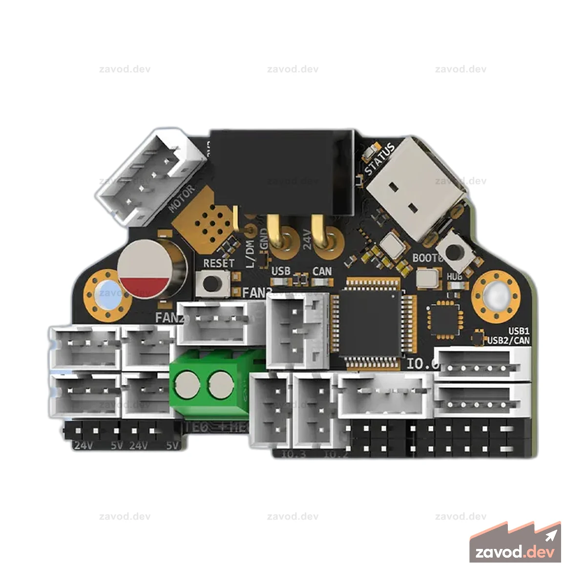FYSETC H36 v1.3 Комбинированный высокотемпературный клиппер Canbus Tool Board Совместимый мотор NEMA14/36 мм на борту TMC2209