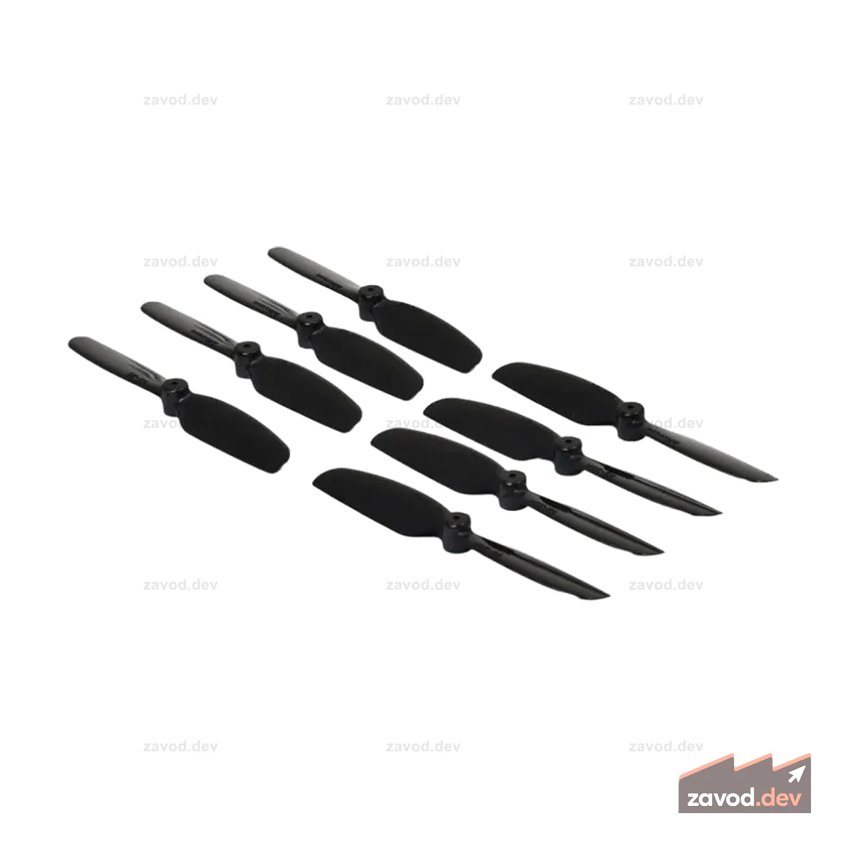Пропеллер Crazyflie 55-35 (4CCW+4CW) (чёрный)
