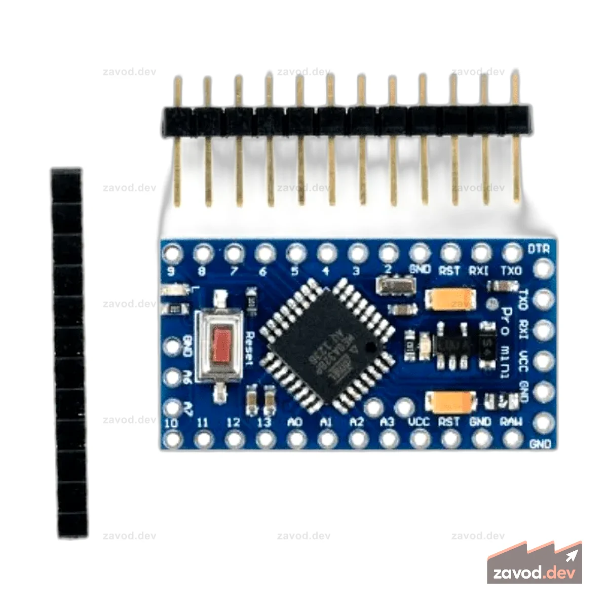 Arduino Pro Mini 5 В 16 МГц, совместимый с ATMEGA328P