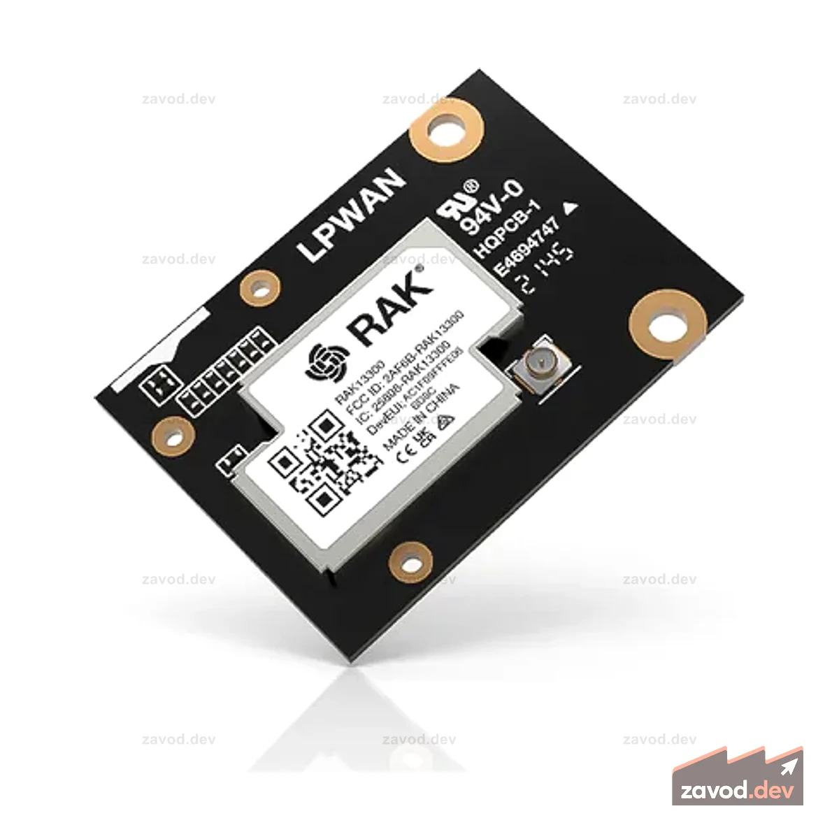 для LoRaWAN с чипом Semtech LoRa SX1262 | РАК13300