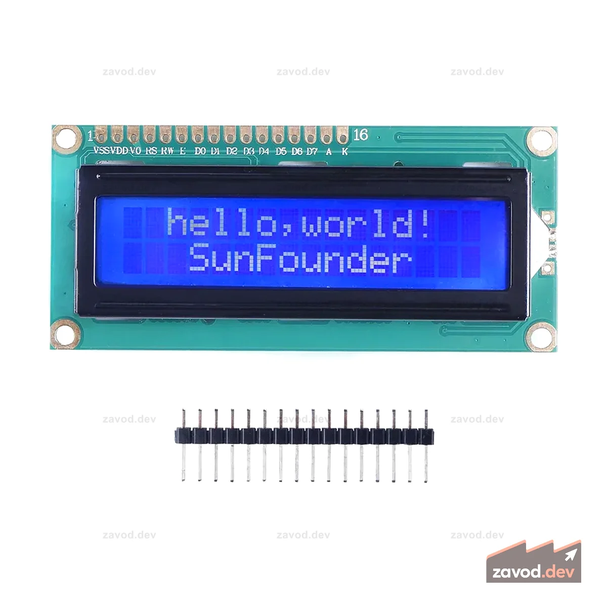 Модуль SunFounder LCD1602 с подсветкой 3,3 В
