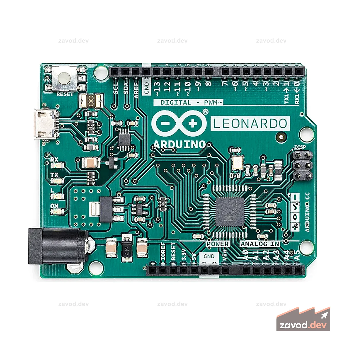 Arduino Леонардо с разъемами