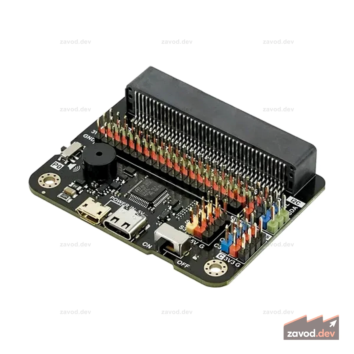 Расширитель ввода-вывода для робототехники и питания для UNIHIKER K10 / micro:bit