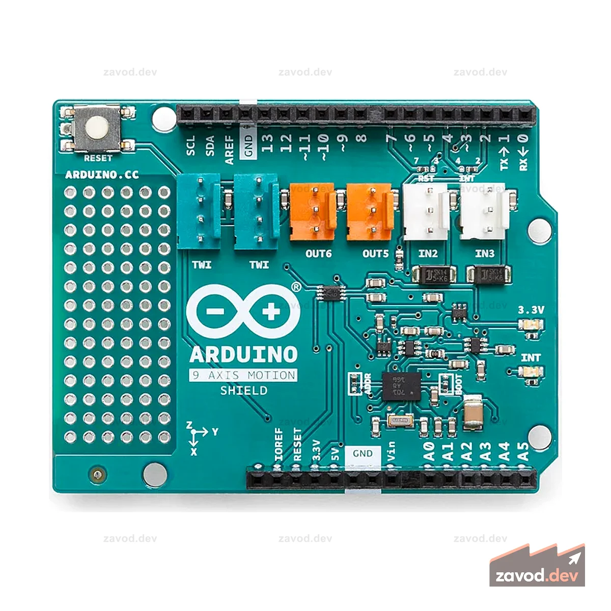 9-осевой экран движения Arduino